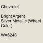 Preview: Chevrolet, Bright Argent Silver Metallic (Wheel Color), WA6248.